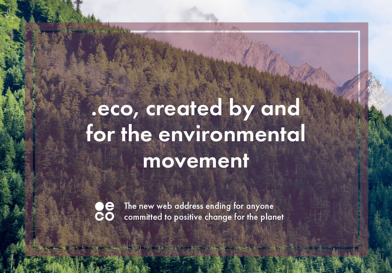 .eco, created by and for the environmental movement