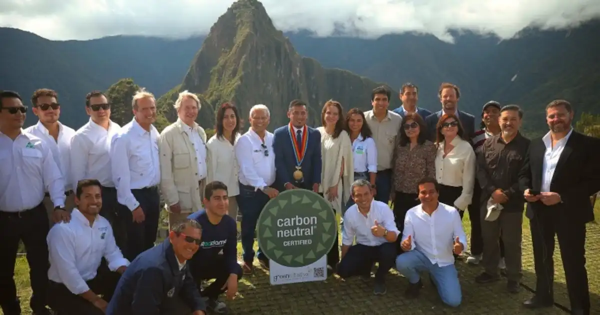 Green Initiative team at Machu Picchu