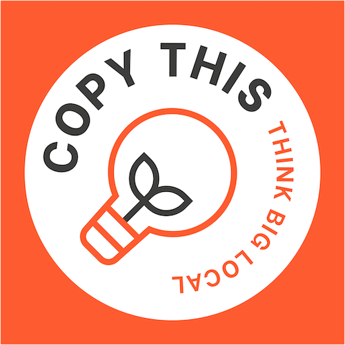 Logo for the Copy This podcast