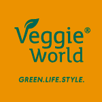Logo for the VeggieWorld podcast